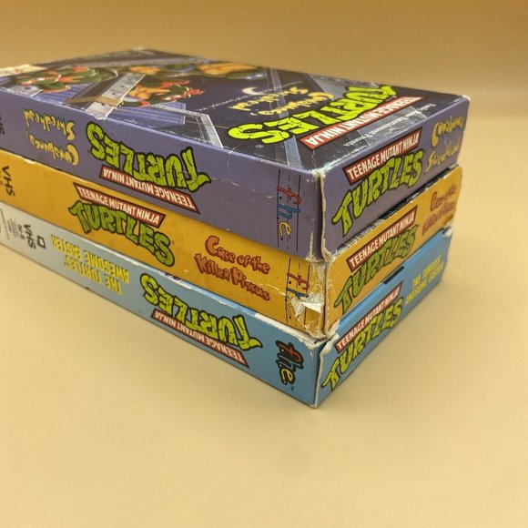 VTG Teenage Mutant Ninja Turtles VHS. Three Movie Bundle 90s - Picture 5 of 5